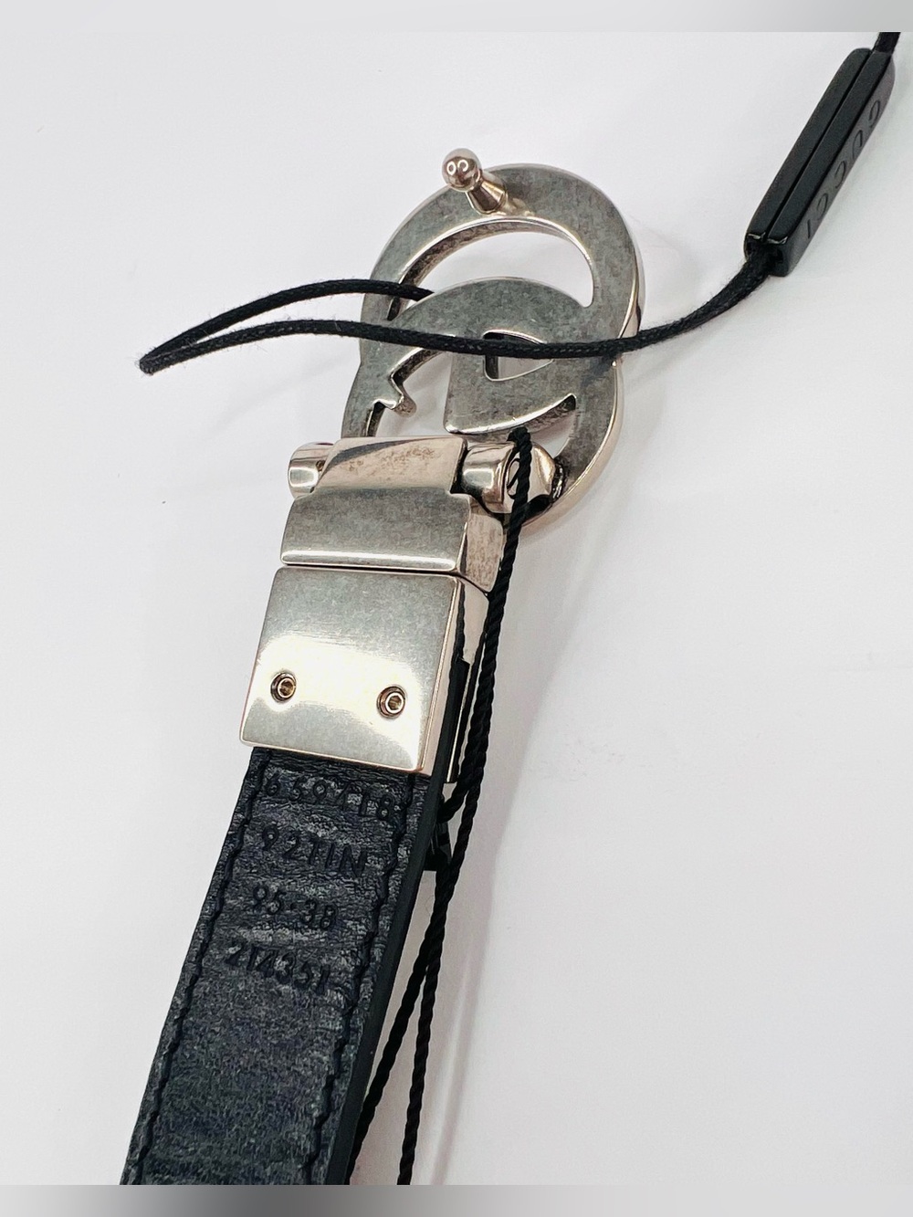 Gucci GG Supreme Canvas Leather Double G Interlocking Belt Size 38 cm - 95 in - Picture 4 of 9